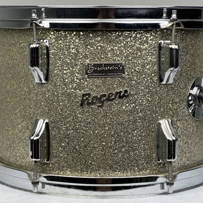 Rogers 22/20/12/13/16/5x14" VIDEO 60's Holiday Drum Set - Silver Sparkle Brockstein's Music image 22