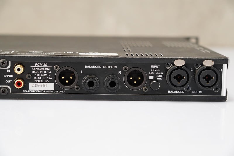 Lexicon PCM 80 Digital Effects Processor | Reverb