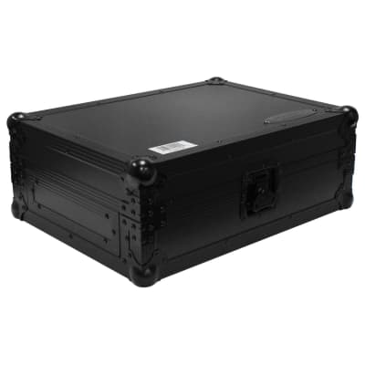 Odyssey FZ12MIXXDBL Universal Black 12″ Format DJ Mixer Flight Case with Extra Deep Rear Cable Compartment image 8