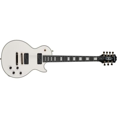 Epiphone 7-string Matt Heafy Signature Les Paul Custom Origins Guitar - Bone White image 3