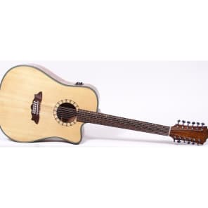 Washburn D46SCE12 12 String Electric Acoustic Guitar With
