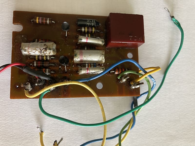 Vox vox wah Circuit board with tdk [ red square] early 70s Reverb