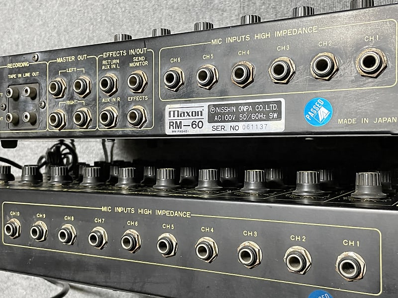MAXON RM-60 ミキサー maxon MAXON RM-60 ミキサー maxon