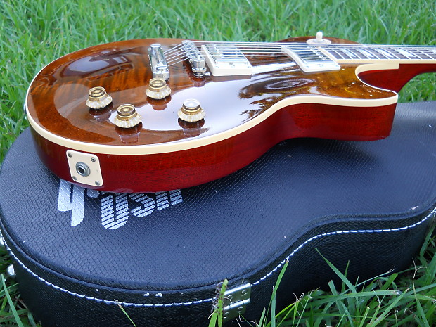 2004 Gibson Les Paul Standard Plus Root Beer Flame Top