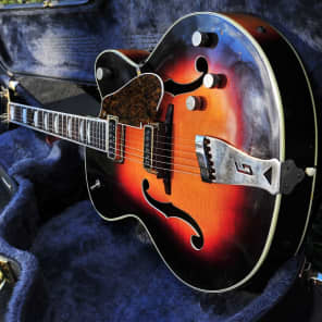 Al Caiola's 50's vintage Gretsch 6192 Country Club archtop jazz guitar with docs/ ohsc Bonanza theme image 23
