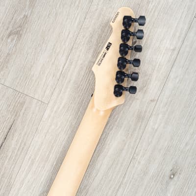 ESP USA M-II FR Guitar, Ebony Fretboard, Duncan Alnico II Pros, Black Open Grain image 10