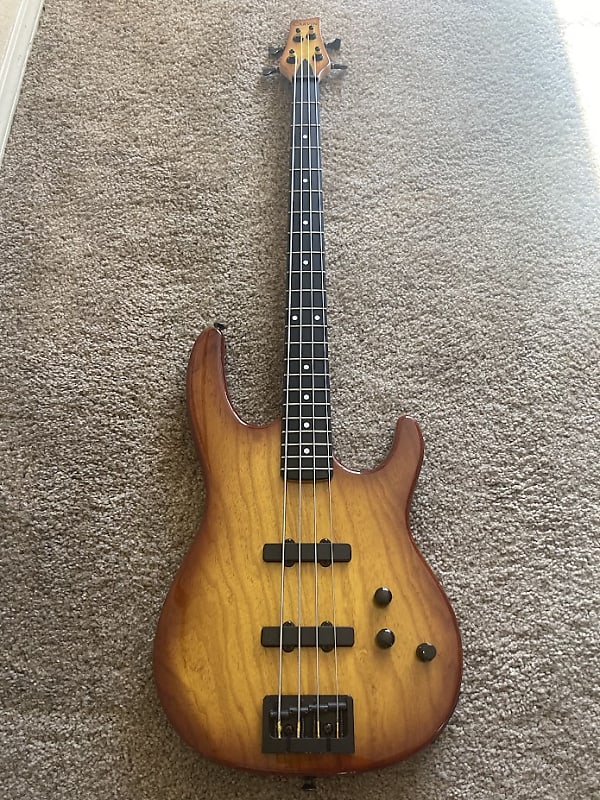 Carvin B4 Jazz Bass Guitar, sunset burst/ebony, Bartolini Reverb