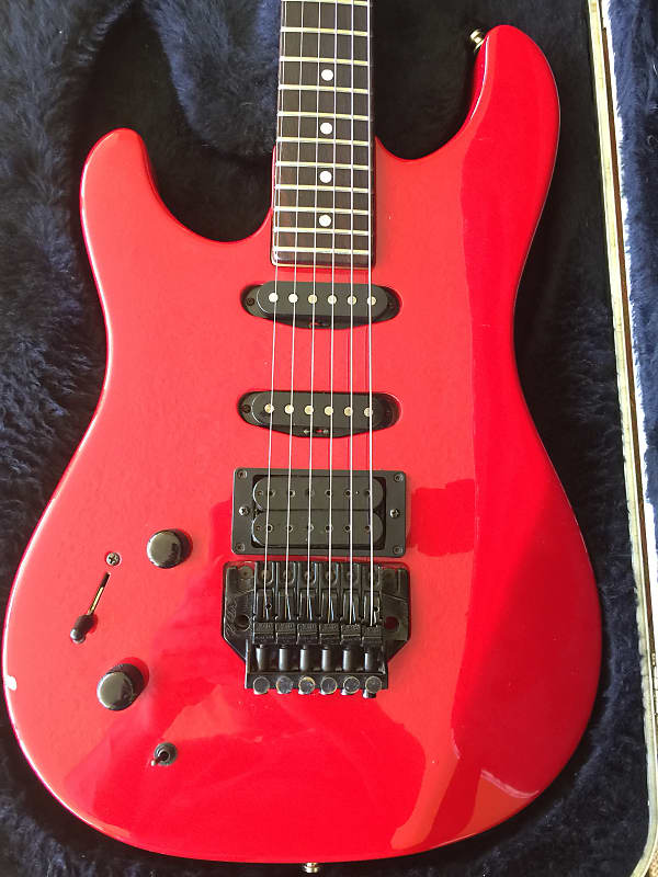 Peavey Tracer USA Custom 1989 LH Lefty left-handed guitar w/ Case image 1
