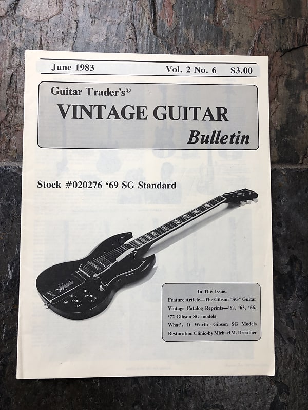 GUITAR TRADER'S VINTAGE GUITAR BULLETIN Vol. 2, No. June