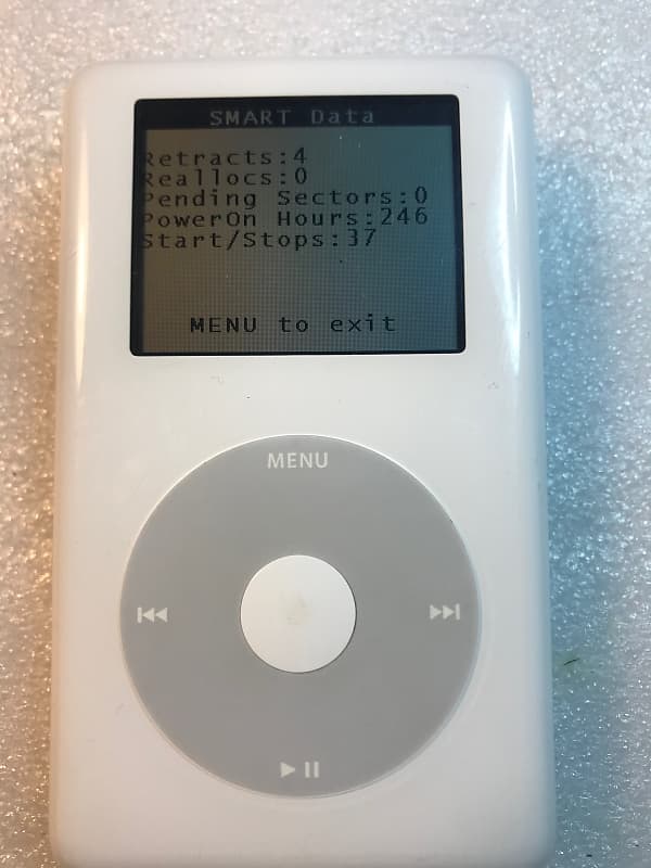 Apple iPod classic 40GB 4th Gen A1099 2004 - white | Reverb