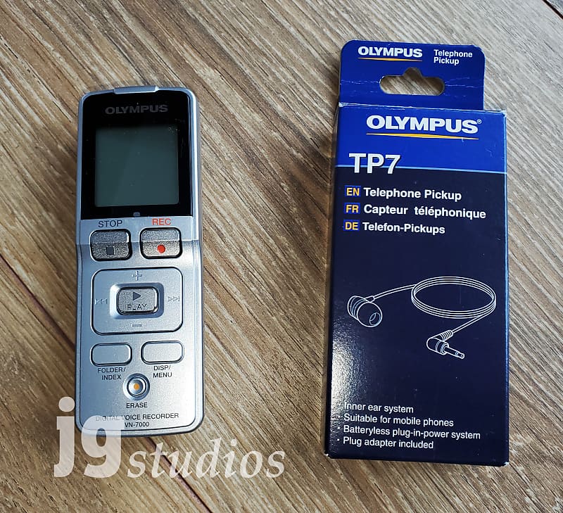 Olympus VN-7000 Digital Recorder - Excellent in Case with Olympus TP7 Earbud! image 1