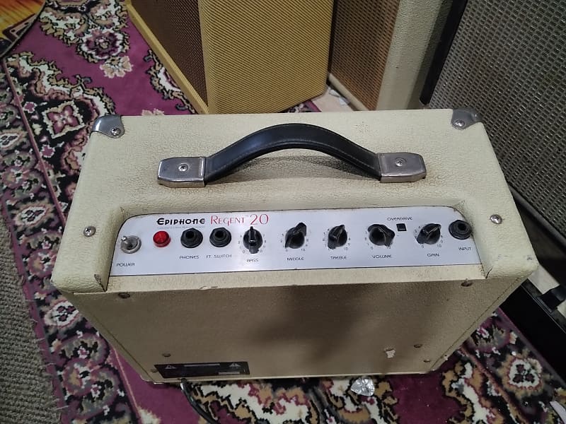 Epiphone Regent 20 White tolex