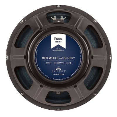 Eminence Red White and Blues Patriot Guitar Speaker (12 Inch, 120 Watts, 8 Ohms) image 1