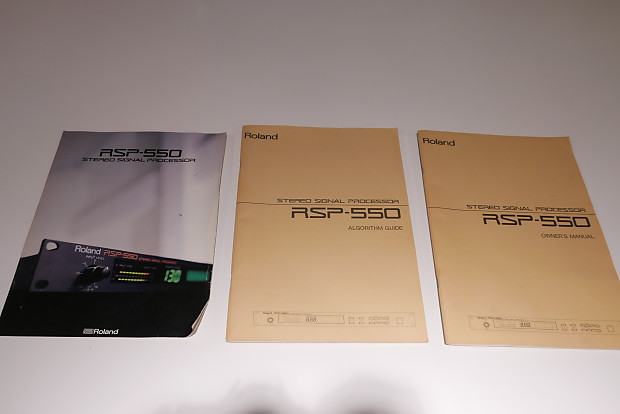 kazakyRoland ローランド　RSP-550デジタルマルチエフェク Vintage-Effekt: Roland RSP-550 - YouTube