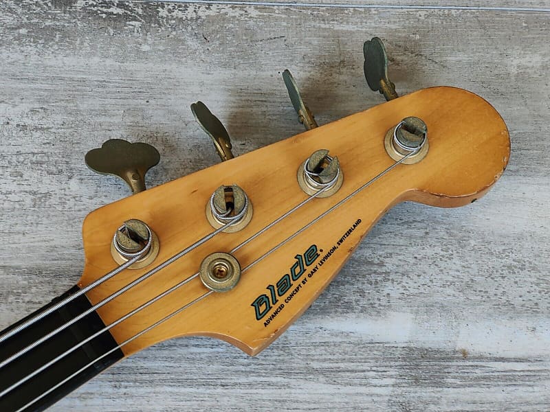 1990's Levinson Blade Japan B4 Jazz Bass w/EMG's (Blonde) | Reverb Italia