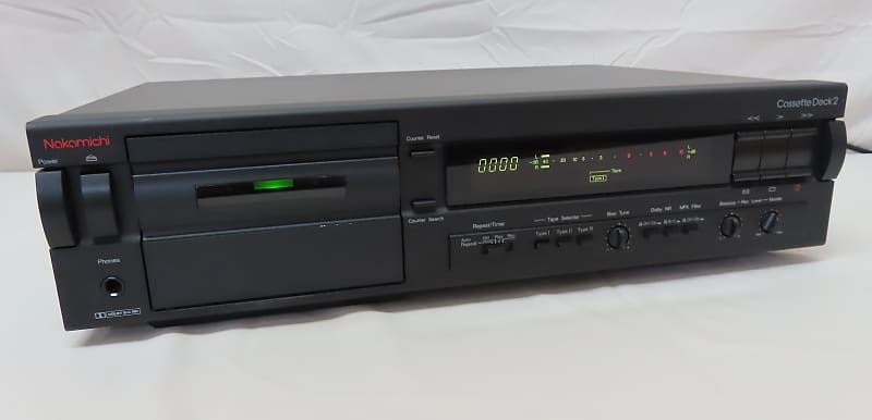 Nakamichi Cassette Deck 2 - Two Head Stereo Tape Deck Player | Reverb
