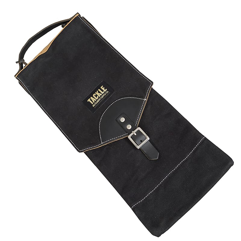 Tackle Waxed Canvas Compact Stick Case Black Reverb