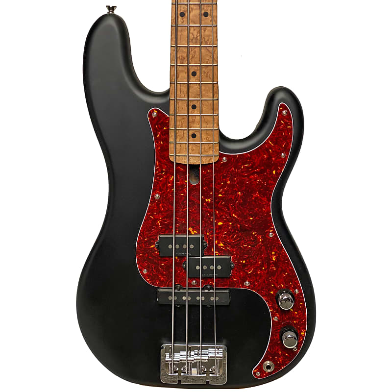 Wilkins WRTPJ4 RoadTested 4String Electric Bass Guitar Black Reverb