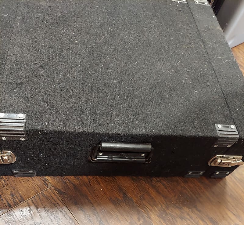 Double Rack Case , Carpeted, Black Reverb