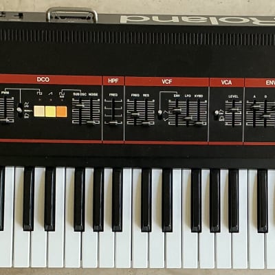 Roland Juno-60 61-Key Polyphonic Synthesizer 1982 - 1984 - Black