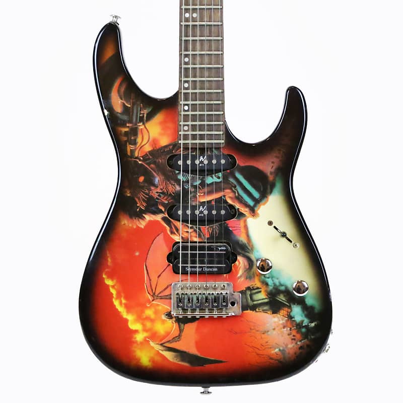 1990 Washburn Mercury Custom Meatloaf Bat Out Of Hell Album Reverb