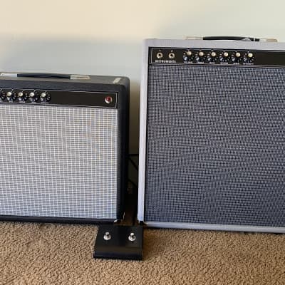 '64 Princeton Reverb 14 Watt 1x10" Hand Wired Tube Amp Guitar Combo Black Face Made in USA image 5