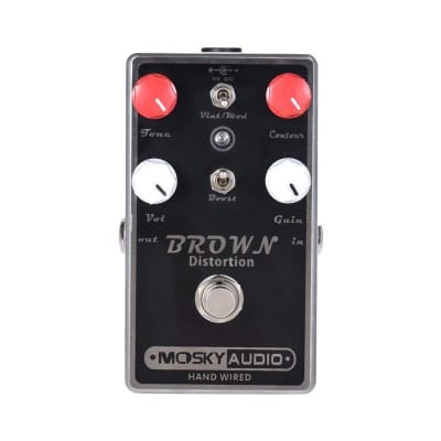 Mosky Audio BROWN Distortion Dual Toggle with Boost Option Hand-Wired image 1