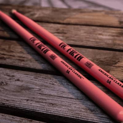 Vic Firth American Classic 5A Pink Wood Tip image 2