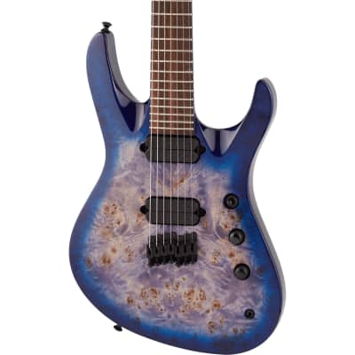 Jackson Pro Series Signature Chris Broderick Soloist™ HT7P Electric Guitar, Transparent Blue image 1