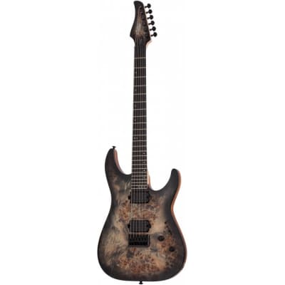 SCHECTER C-6 Pro CB E-Gitarre, charcoal burst for sale