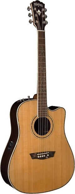 Washburn WDFLB28SCE Forrest Lee Bender - Natural with Tree of Life Inlay image 1
