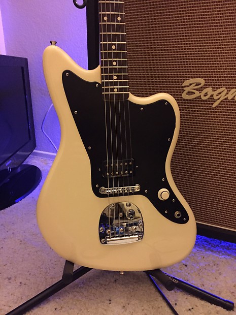 Fender Jazzmaster White Tom Delonge Custom Build Skiba Offset Blink 182 Guitar