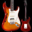Fender Rarities Stratocaster Thinline HSS, Rosewood Neck, Violin Burst FENLE08827 7lbs 3.4oz