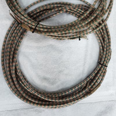 POLK/Monitor Vintage Cobra Cables LITZ  Cooper & Green (Round Speaker cables) image 9