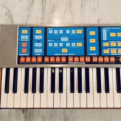 Moog Source Monophonic Analog Synthesizer with Patch Memory 1981 - 1985 - Blue