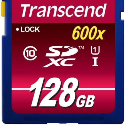 Transcend 128GB SDXC Class 10 UHS-1 Flash Memory Card Up to 90MB/s (TS128GSDXC10U1) image 2