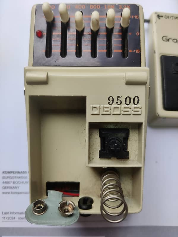 BOSS GE-6 graphic equalizer（銀ネジ） BOSS“GE-6 Graphic Equalizer” : 【○八】マルハチBlog