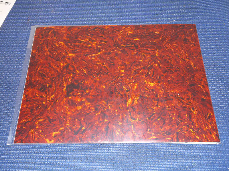 Acoustic Guitar Pickguard Blank With Adhesive Back TORTOISE Reverb