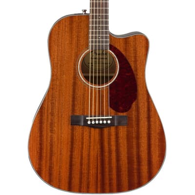 Fender CD-140SCE All Mahogany Electro-Acoustic Guitar with Case, Natural for sale