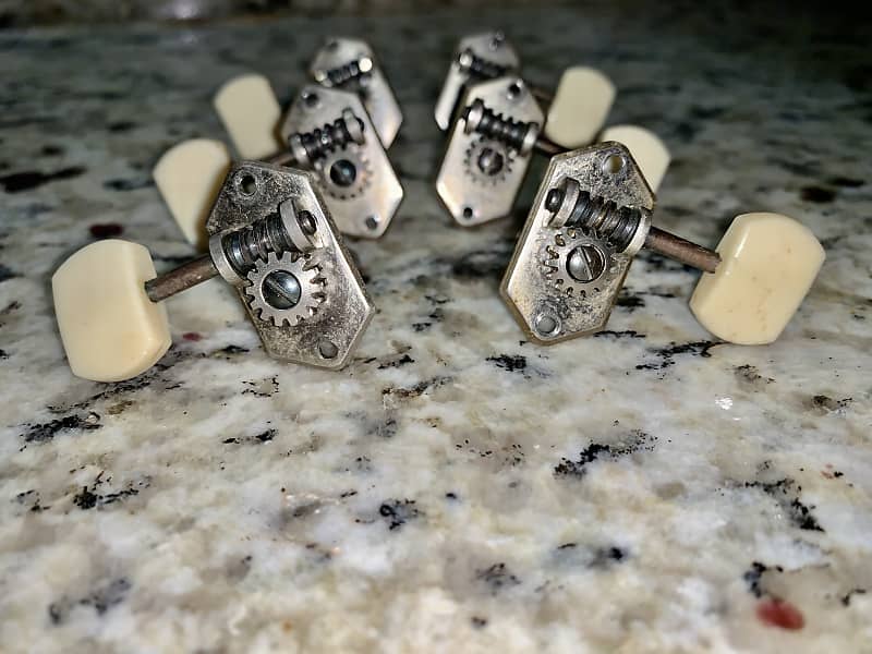 Eko 3 x 3 Guitar Tuners 60's Vintage Reverb