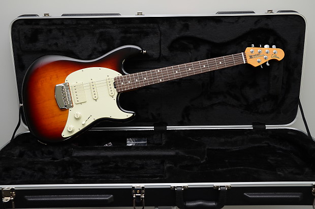 Ernie Ball Music Man Cutlass HSS Guitar Vintage Sunburst Used