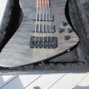 2010 Spector Forte 5x Bass - Black Finish with Spector Hard Shell Case image 2