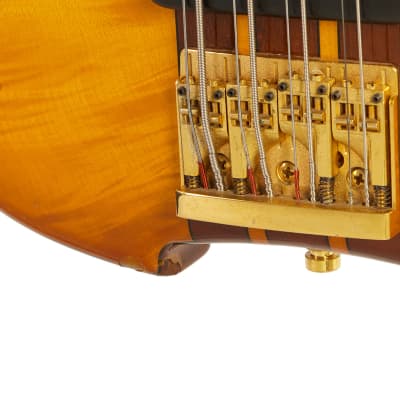 Manson Custom 8 String Bass Amber Burst 1983 #830506 image 7
