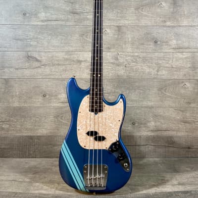Fender Mustang Bass 1973 Competition Blue image 1