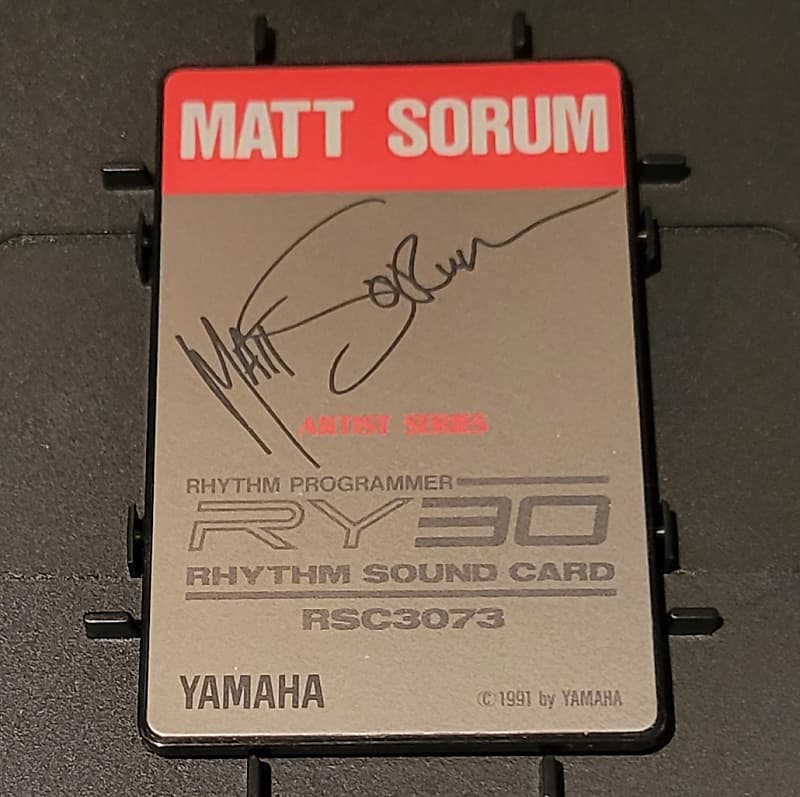 Yamaha RY-30 Matt Sorum Rhythm Sound Card (RSC3073) | Reverb