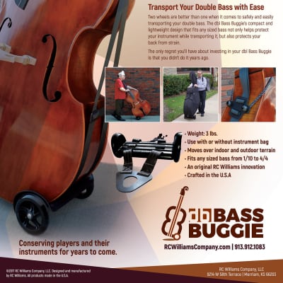 Upright bass BUGGIE by RC Williams THE Real Deal made in USA image 5