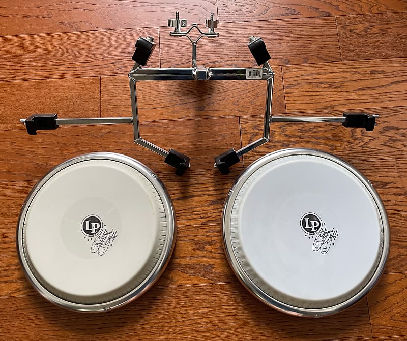 Latin Percussion Giovanni Compact Congas + Mounting System Reverb