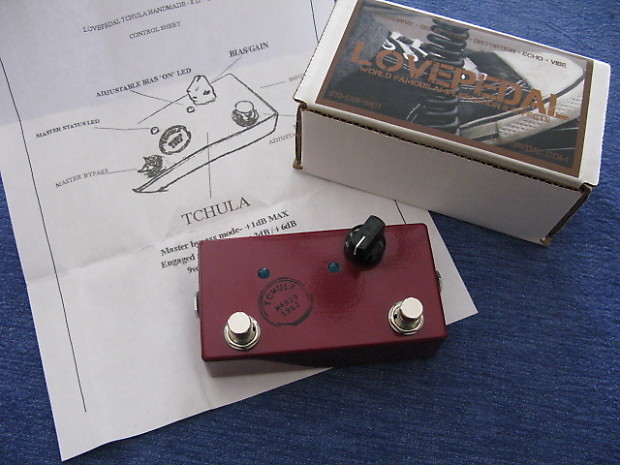 ギター Lovepedal Tchula Red Lovepedal Tchula Boost | Reverb