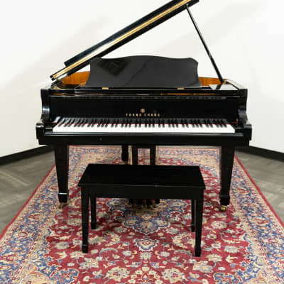 Young Chang TG-150 Baby Grand Piano | Polished Ebony | SN: CG0000794 | Used image 2