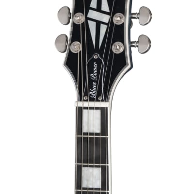 Epiphone Jared James Nichols Signature Blues Power Les Paul Custom Electric Guitar - Aged Pelham Blue-Aged Pelham Blue image 6
